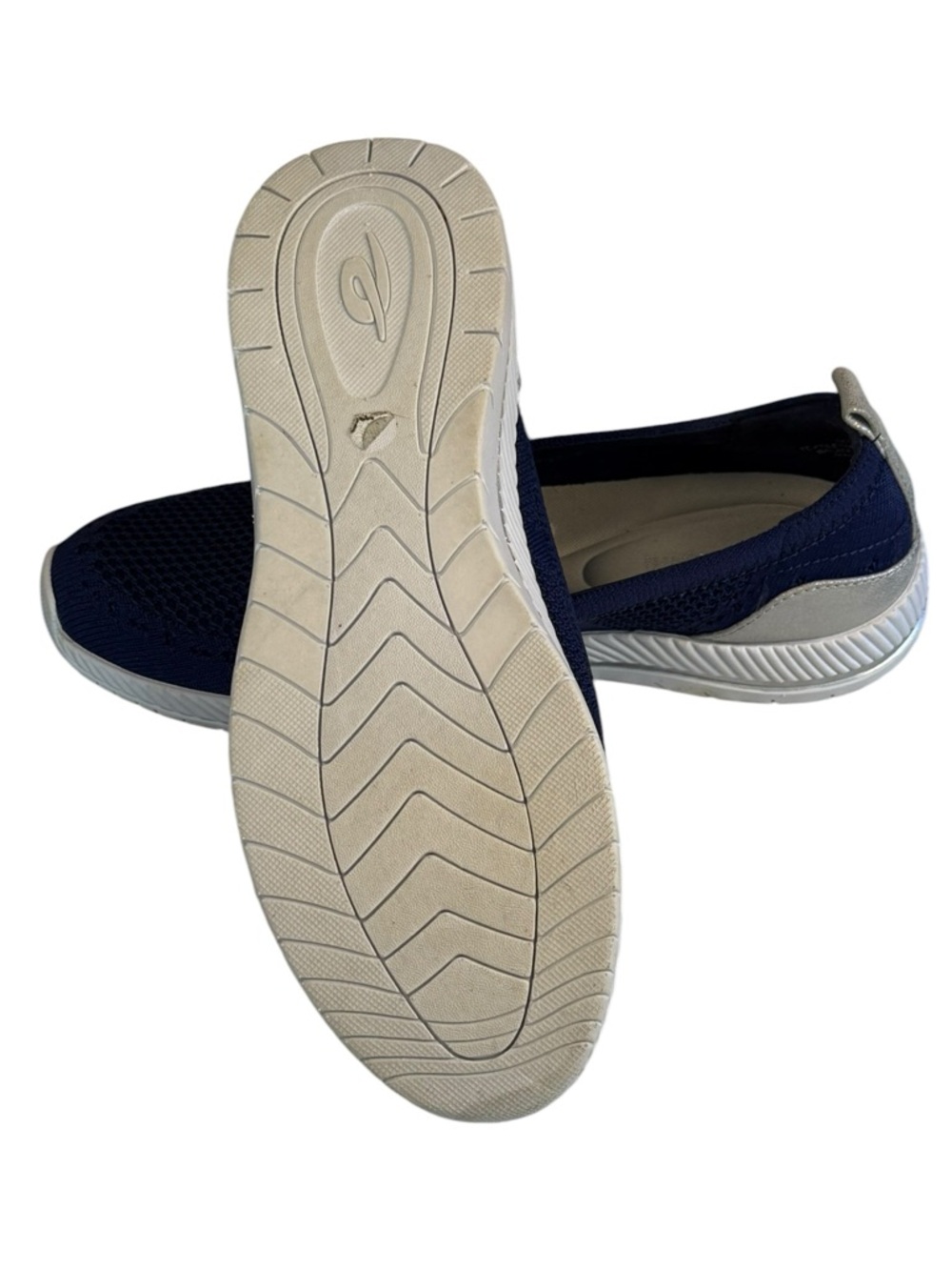 Easy Spirit Glitz Navy Knit Walking Slip On Sneaker Shoes Size  7 - Picture 7 of 11